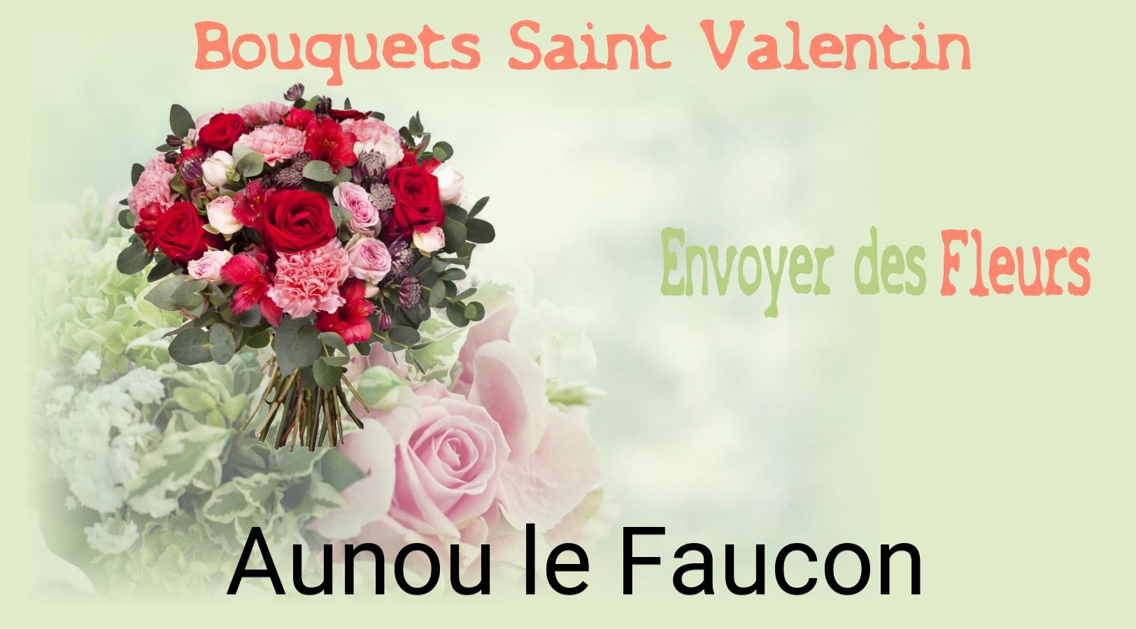 Roses de Saint-Valentin livrées à Aunou-le-Faucon