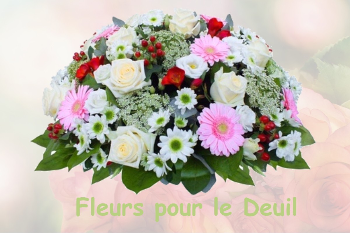 fleurs deuil AUNOU-LE-FAUCON